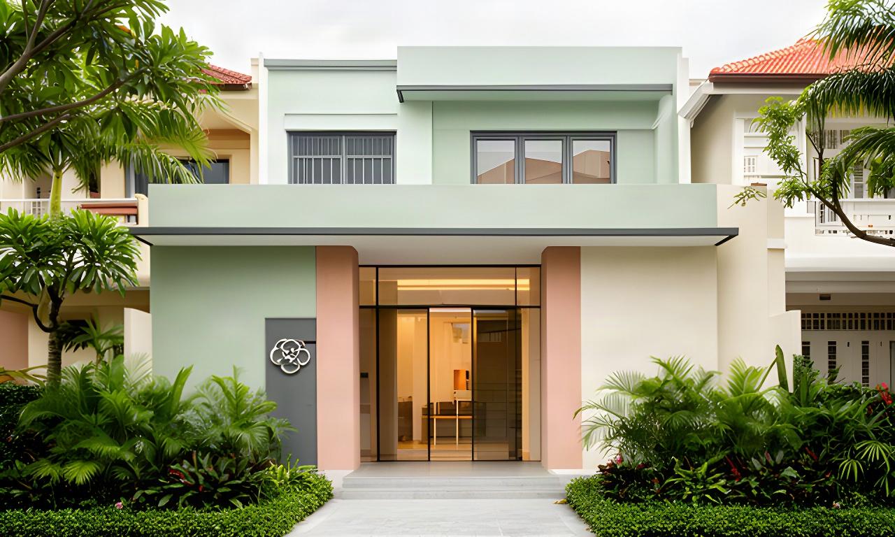 Singapore consulting office exterior on a quiet Wilmonar Avenue street with a welcoming entrance